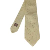 HERMES エルメス ネクタイ シルク イエロー系 【本物保証】