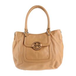 Tory Burch トリーバーチ ハンドバッグ レザー ブラウン系 【本物保証】