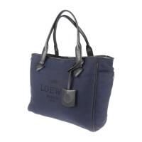 LOEWE ロエベ トートバッグ 376.80.B53 レザー キャンバス ネイ【本物保証】