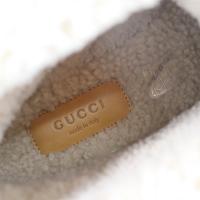 GUCCI グッチ ブーツ 599017 ジャンボGGキャンバス ムートン ベー【本物保証】