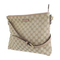 GUCCI グッチ ショルダーバッグ 388924 GGキャンバス レザー ベー【本物保証】