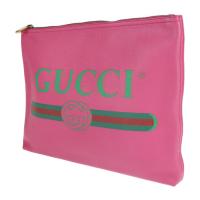 GUCCI グッチ クラッチバッグ 500981 レザー ピンク系 【本物保証】