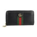 GUCCI グッチ 長財布 523154 レザー ブラック 【本物保証】