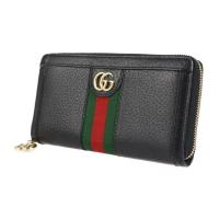 GUCCI グッチ 長財布 523154 レザー ブラック 【本物保証】