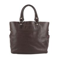 CELINE セリーヌ トートバッグ レザー ダークブラウン 【本物保証】