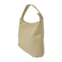 Kitamura キタムラ ハンドバッグ レザー ベージュ系 ゴールド金具【本物保証】