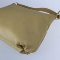 Kitamura キタムラ ハンドバッグ レザー ベージュ系 ゴールド金具【本物保証】