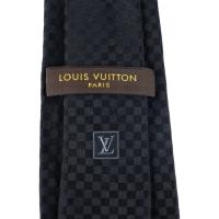 LOUIS VUITTON ルイ ヴィトン ネクタイ シルク ブラック 【本物保証】