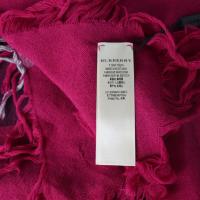 BURBERRY バーバリー ストール 38508441 ウール フューシャ 【本物保証】