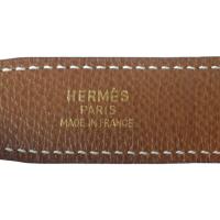 HERMES エルメス ベルト レザー ブラック ブラウン【本物保証】