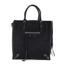 BALENCIAGA バレンシアガ トートバッグ 357330 スウェード ブラ【本物保証】