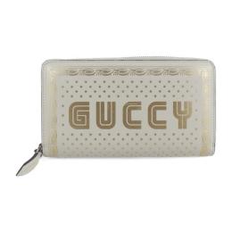 GUCCI グッチ 長財布 510488 レザー アイボリー ゴールド【本物保証】