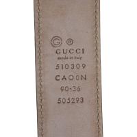 GUCCI グッチ ベルト 510309 レザー ブラウン系 【本物保証】