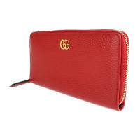 GUCCI グッチ 長財布 456117 レザー レッド 【本物保証】