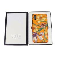 GUCCI グッチ その他小物 550800 キャンバス レザー オレンジ 【本物保証】