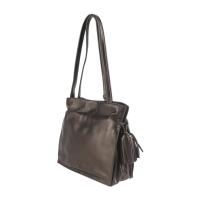 LOEWE ロエベ ショルダーバッグ ナッパレザー ブロンズ 【本物保証】