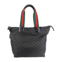 GUCCI グッチ トートバッグ 131231 GGナイロン ブラック 【本物保証】