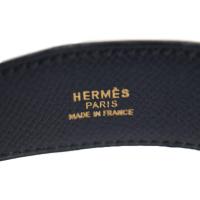 HERMES エルメス ベルト クシュベル ゴールド ネイビー【本物保証】