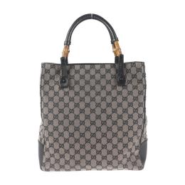 GUCCI グッチ トートバッグ 112530 GGキャンバス レザー ベージュ【本物保証】