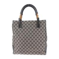 GUCCI グッチ トートバッグ 112530 GGキャンバス レザー ベージュ【本物保証】