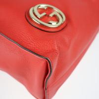 GUCCI グッチ トートバッグ 353581 レザー レッド 【本物保証】