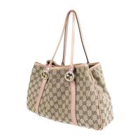 GUCCI グッチ ショルダーバッグ 232957 GGキャンバス レザー ベー【本物保証】