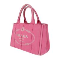 PRADA プラダ トートバッグ 1BG439 コットン PEONIA ピンク系【本物保証】