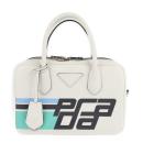 PRADA プラダ ハンドバッグ 1BB049 カーフ BIANCO ホワイト系【本物保証】