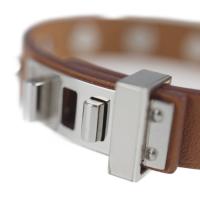 HERMES エルメス ブレスレット ヴォースイフト メタル ブラウン シルバー【本物保証】