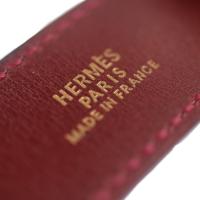 HERMES エルメス ブレスレット ボックスカーフ ボルドー 【本物保証】