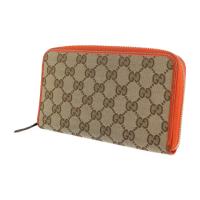 GUCCI グッチ 長財布 363423 GGキャンバス レザー ベージュ オレ【本物保証】