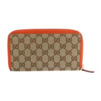 GUCCI グッチ 長財布 363423 GGキャンバス レザー ベージュ オレ【本物保証】