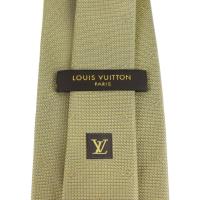 LOUIS VUITTON ルイ ヴィトン ネクタイ シルク イエロー グレー【本物保証】