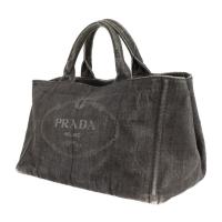 PRADA プラダ トートバッグ B2642B デニム NERO ブラック 【本物保証】