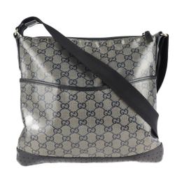 GUCCI グッチ ショルダーバッグ 145857 PVCコーティングキャンバス【本物保証】