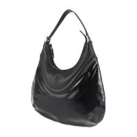 GUCCI グッチ ショルダーバッグ 262903 レザー エナメル ブラック 【本物保証】