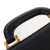 LOEWE ロエベ ビジネスバッグ レザー ブラック ゴールド金具【本物保証】