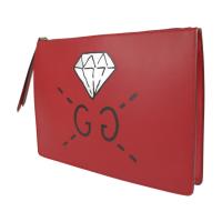 GUCCI グッチ ショルダーバッグ 429004 カーフレザー レッド 【本物保証】