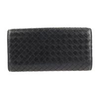 BOTTEGAVENETA ボッテガヴェネタ 長財布 261995 レザー ブラ【本物保証】