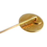 HERMES エルメス ブローチ メタル ゴールド 【本物保証】