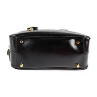 PRADA プラダ ハンドバッグ BL0864 エナメル加工レザー NERO ブ【本物保証】