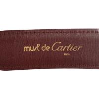 CARTIER カルティエ ベルト レザー ボルドー コンビ金具【本物保証】