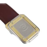 CARTIER カルティエ ベルト レザー ボルドー コンビ金具【本物保証】