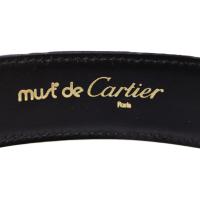 CARTIER カルティエ ベルト レザー ブラック ゴールド金具【本物保証】