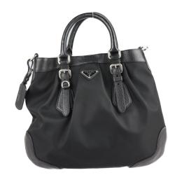 PRADA プラダ ハンドバッグ BN1226 ナイロン レザー ブラック 【本物保証】