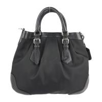 PRADA プラダ ハンドバッグ BN1226 ナイロン レザー ブラック 【本物保証】