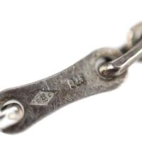 HERMES エルメス キーホルダー レザー シルバー925 ルージュアッシュ 【本物保証】