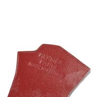 HERMES エルメス キーホルダー レザー シルバー925 ルージュアッシュ 【本物保証】