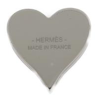 HERMES エルメス スカーフリング メタル シルバー レッド【本物保証】