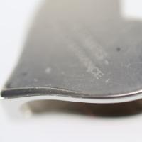 HERMES エルメス スカーフリング メタル シルバー レッド【本物保証】